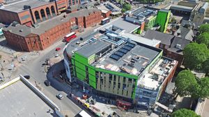 City of Wolverhampton College's new state-of-the-art £61million campus is taking shape ahead of its opening date in the autumn