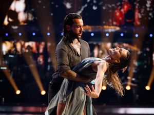 Pete Wicks and Jowita Przystal performing in Strictly Come Dancing