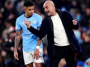 Supporting image for story: Pep Guardiola: Savinho’s spark changed game as Manchester City reach play-offs