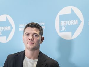 Luke Campbell at a Reform UK Hull conference