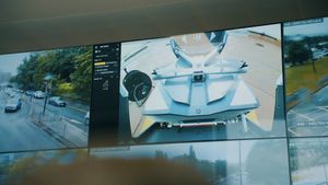 Photo of the scale project in action