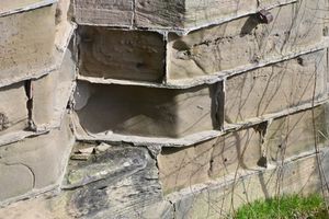 Concern has been raised over stone work on the famous Bridgnorth Bridge.