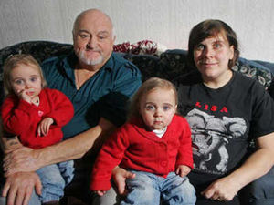 Supporting image for story: Baby number 13 for Britain's oldest father