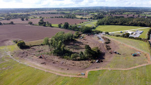 Little Lyntus Wood in October 2020 after HS2 started work there