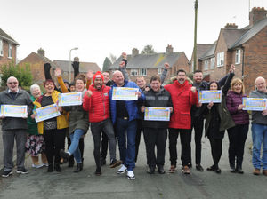 Supporting image for story: Christmas comes early as Shropshire neighbours celebrate £3m Postcode Lottery win