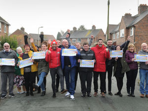 Supporting image for story: Christmas comes early as Shropshire neighbours celebrate £3m Postcode Lottery win
