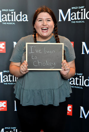 Rukaya Cesar at the premiere of Matilda The Musical at Birmingham Hippodrome. Photo by: Simon Hadley