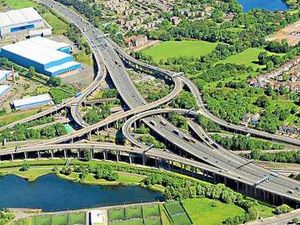 Supporting image for story: Birmingham's Spaghetti Junction roadworks spell January blues