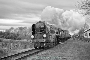 The locomotive during its glorious past on the railways