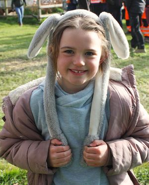 Joining in with the Easter theme was Amy Nicholls