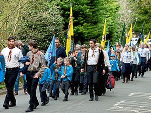 Supporting image for story: Scouts hit the streets in Much Wenlock