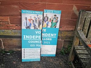 Supporting image for story: Election signs removed and damaged in Market Drayton