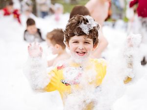 Supporting image for story: Disco dancing and foamy fun as families enjoy new Shrewsbury kids festival