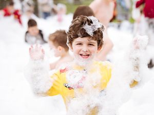 Supporting image for story: Disco dancing and foamy fun as families enjoy new Shrewsbury kids festival