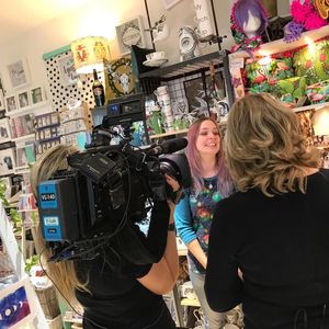 Becky Forster is interviewed