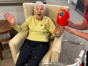 Supporting image for story: Live performance brings joy to West Midlands care home