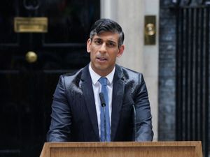 Supporting image for story: Sunak admits election announcement ‘was a bit wet’ and he now has an umbrella