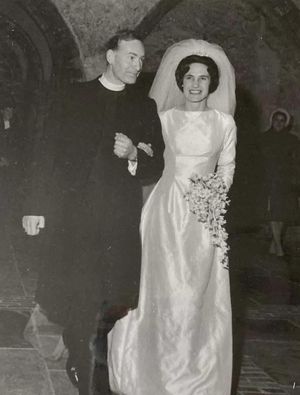 Frank and Jenny on their wedding day