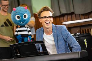 Tom Fletcher with Monster