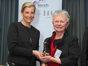 Supporting image for story: Judith Phelps on the ball for Shropshire rugby