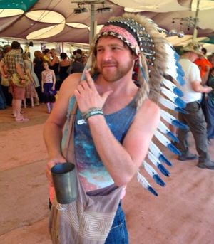 Andy at Baggeridge Folk Festival in 2008