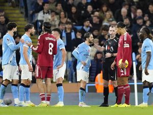 Supporting image for story: Liverpool complain to PGMOL about Virgil van Dijk’s disallowed goal at Man City