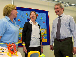 Supporting image for story: Hopes of funding boost for Shropshire therapy centre after visit by MP Owen Paterson