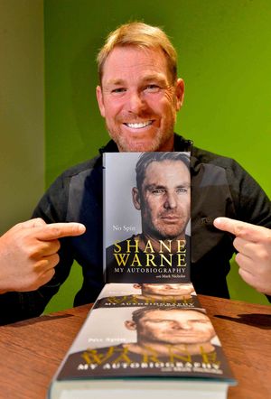 Shane Warne in Shropshire