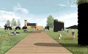 Artist's impression of how site will look