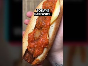 Supporting image for story: TikTok food star Big Nibbles creates Telford's 'official sandwich' - and it's terrible