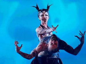 Supporting image for story: Bambie Thug issues message about love at end of Eurovision performance