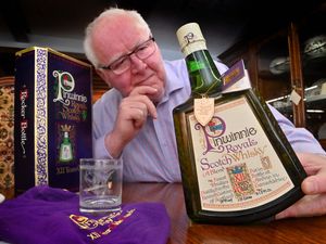 Supporting image for story: 'Is this the oldest tipple in town?' Ultra-rare bottle of Scotch whisky on sale at Bridgnorth antiques centre