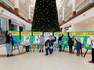 Supporting image for story: MP's Christmas card competition winners artwork displayed in Merry Hill Shopping Centre