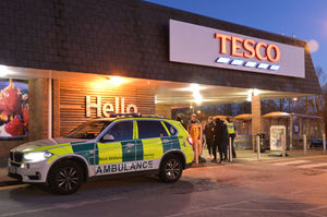 The man died outside Tesco in Brownhills, Walsall