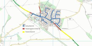 Speed limit consultation in Cross Houses. Picture: Shropshire Council