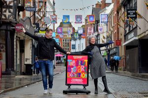 Stacey Hill (right) from Oberon in Shrewsbury said that trade had been good since shops had re-opened, crediting tourism for boosting visitor numbers