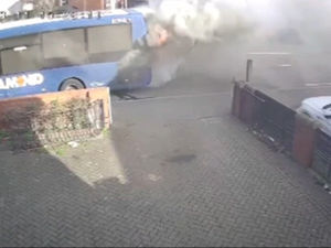 Supporting image for story: 'Luckily my daughter is fine - but it could have been so much worse' - Passengers call for answers after bus engine explodes in Dudley