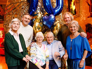 Supporting image for story: One of the UK’s oldest entrepreneurs emphasised the importance of his sons and wife in his business success as he celebrated his 90th birthday at the weekend