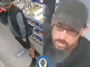Supporting image for story: Police seek man wearing a baseball hat and glasses as they probe thefts from Screwfix stores in West Bromwich, Wednesbury and Smethwick