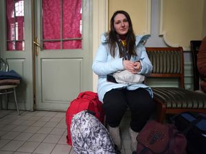 Supporting image for story: Ukrainian refugee ‘sad and angry’ at Russian invasion