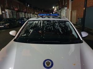 Supporting image for story: Vandals target West Midlands Police car while officers deal with incident in city