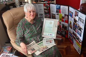 Roslyne Bratt-Wyton,76, Formerly a Senior Nurse at Russells Hall Hospital and has raised millions for charity 
