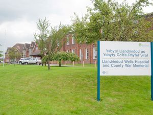 Temporary access and car park works at Llandrindod Wells Hospital start this week