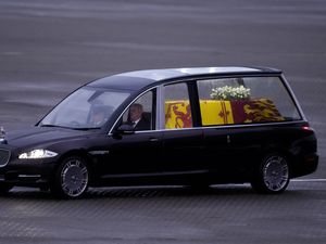 Supporting image for story: Queen's Bespoke state hearse was partly designed by Jaguar Land Rover