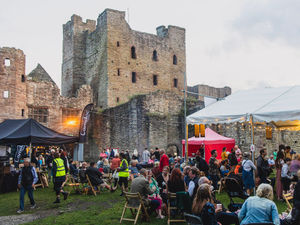 Supporting image for story: Ludlow Castle is backdrop for exciting winter festival