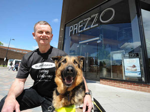 Supporting image for story: Blind Dave Heeley turned away from West Bromwich restaurant with guide dog
