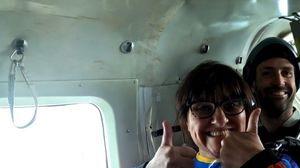 Sarah Gets ready to jump