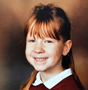 A photo of Eloise taken in 2001 when she was a pupil at Condover Primary School