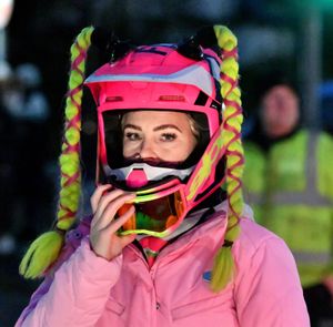 Hundreds of bikers set off from Lockside Steakhouse to deliver cards and gifts for Amelia who is in palliative care. Photo: Tim Thursfield