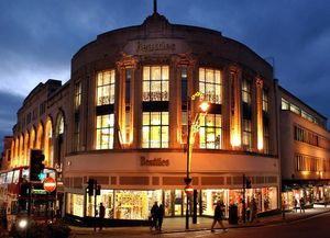 The festive side of Wolverhampton with the City alight with an array of colour for the Christmas and New Year, 2004.
